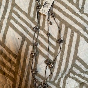 Necklace silver from chicos
